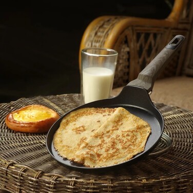 Сковорідка для млинців Fissman MELANI 24 см алюміній з антипригарним покриттям (4249)