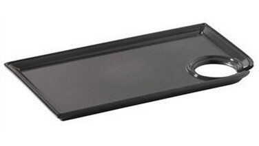Поднос для фуршета с отверстием для фужера Revol, черный 23 х 13 х 1 см