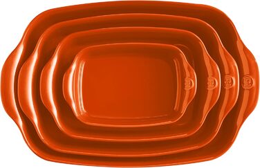 Форма для запікання прямокутна 36,5 x 23,5 x 7 см, помаранчева Emile Henry