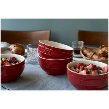 Набір вакуумних контейнерів з керамічними піалами, 15 предметів, червоні Fresh & Save Zwilling