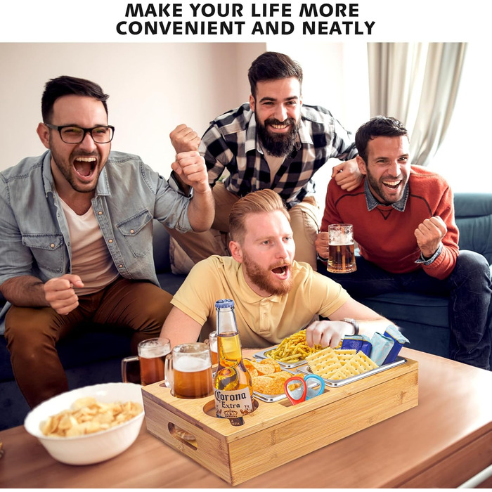 Органайзер для снеків з 3 мисками 40 х 26 х 8 см CENOVE