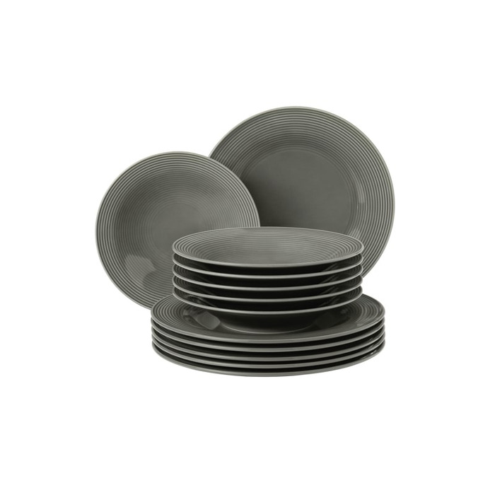Набір тарілок для обіду 12 предметів Beat Color Glaze Seltmann Weiden