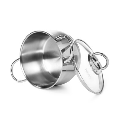 Каструля зі скляною кришкою 16 см 1,9 л MONICA Fissman