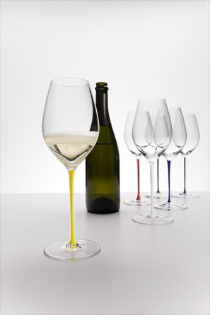 Бокал для вина, (Шампанское, Желтое)