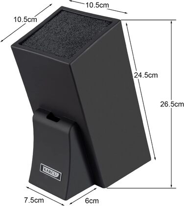 Універсальний блок ножів зі вставкою із щетини Karcu