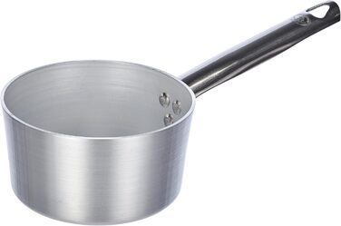 Професійні алюмінієві каструлі 3 мм, глибока каструля з ручкою, 2,6 л (14 см), 10518