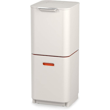 Контейнер для сміття подвійний 40 л білий Totem Compact Joseph Joseph