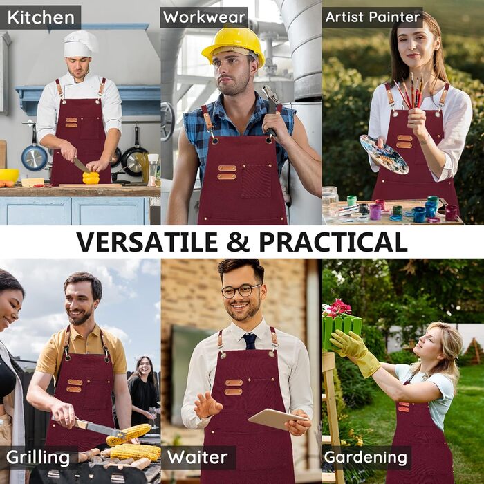 Фартух кухонний червоні FunChaos