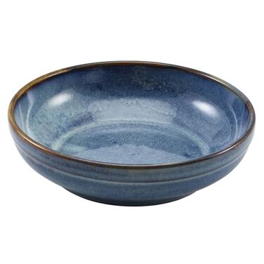 Миска глубокая круглая 27.5хh 6.5 см, Terra Porcelain Aqua Blue, GenWare