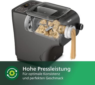 Повністю автоматична макаронна машина потужністю 200 Вт з функцією зважування та 8 формувальними дисками Philips
