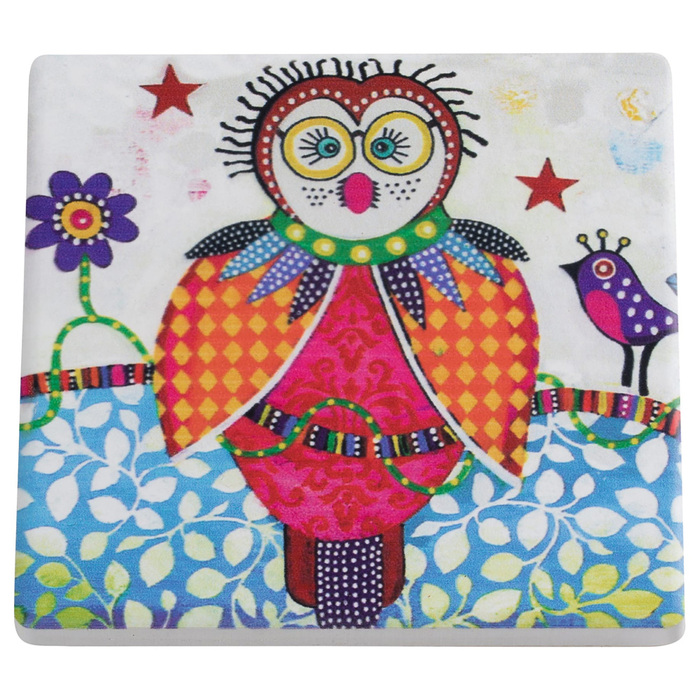 Підставка під кухоль Maxwell Williams Boobook SMILE, кераміка, 9,5 х 9,5 см