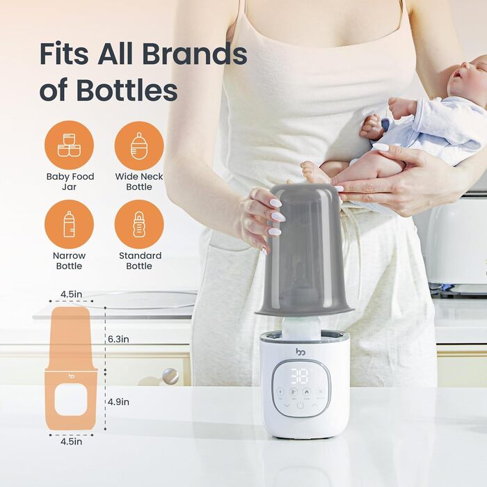 Електричний підігрівач дитячих пляшечок 8 в 1, 220 Вт femometer family