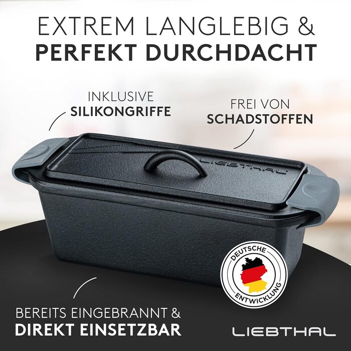 Форма для випікання хліба з кришкою 3,5 л LIEBTHAL