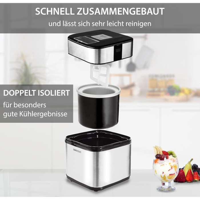 Машина для виготовлення морозива 1,5 л Syntrox Germany Jinoria