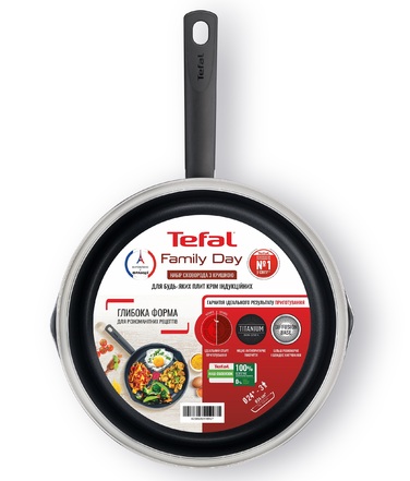 Tefal Сковорода с крышкой для Дня семьи 24 см