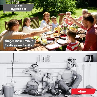 Премиальный набор из 12 губчатых салфеток из микрофибры 18 x 19 см Walfinus