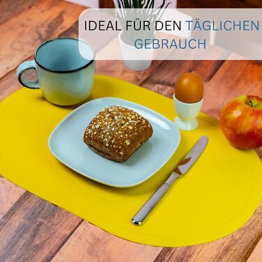 Килимки/килимки Westmark, 4 шт., 45,5 x 29 см, вініл, синій/ Saleen Edition Fun (жовтий)