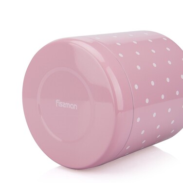 Термос для їжі Fissman 350 мл рожевий (9666)