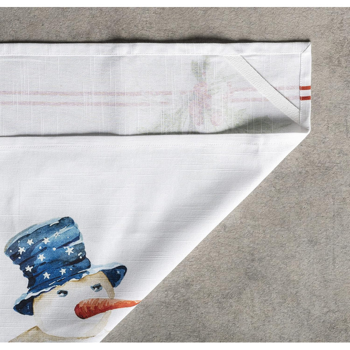 Набір із 3 багатоцільових кухонних рушників Maison d&39 Hermine Rural Christmas, 100 бавовна Барні рушники День подяки/Різдво (50 см x 70 см) (хромований)