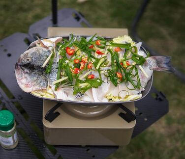 Титанова тарілка для кемпінгу iBasingo