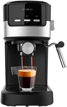 Еспресо-машина 20 бар, 1100 Вт чорна Power Espresso 20 Pecan Cecotec