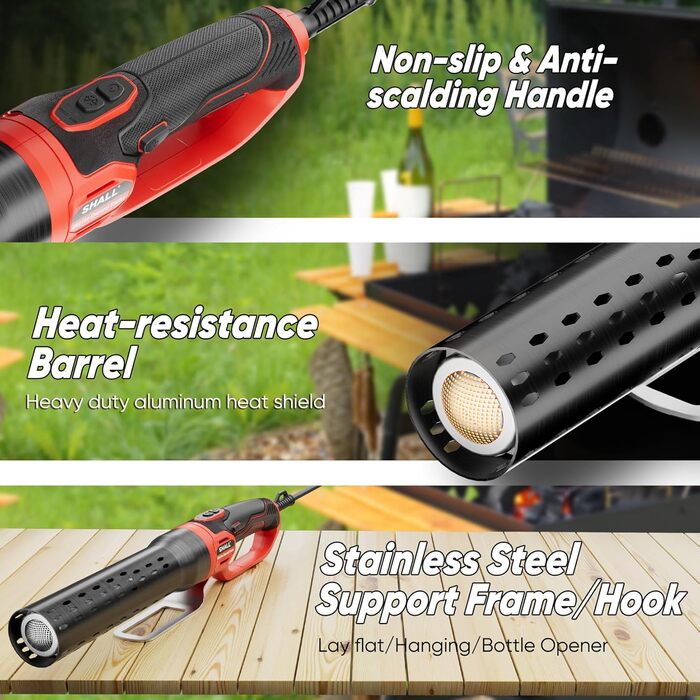 Розпалювач для вугілля 1850 Вт Shall