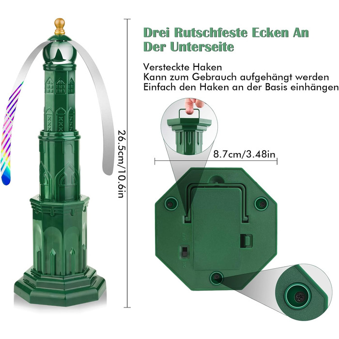 Вентилятор відлякувач комах зелений KERCAMKEL