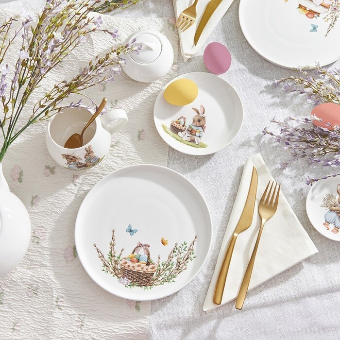 Тарілка Fissman 15 см EASTER порцеляна (13691)