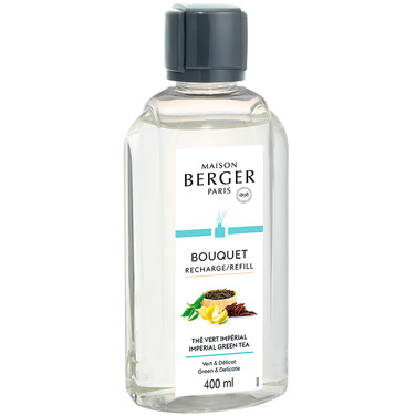 Диффузор Maison Berger Paris ADLER MUSE + Наполнитель с ароматом IMPERIAL GREEN TEA, 400 мл