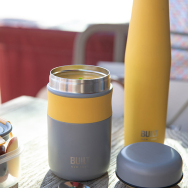 Контейнер для їжі Built Stylist, сірий, 9 х 15,5 см, 490 мл