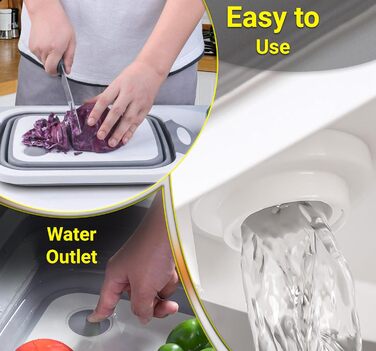 Миска для миття посуду зі обробною дошкою Neez