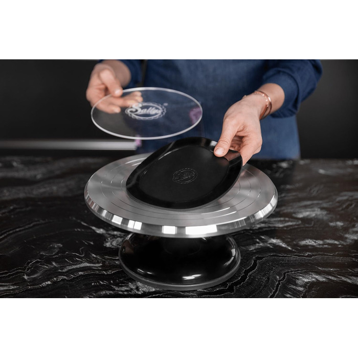 Вращающаяся профессиональная подставка для тортов Sallys