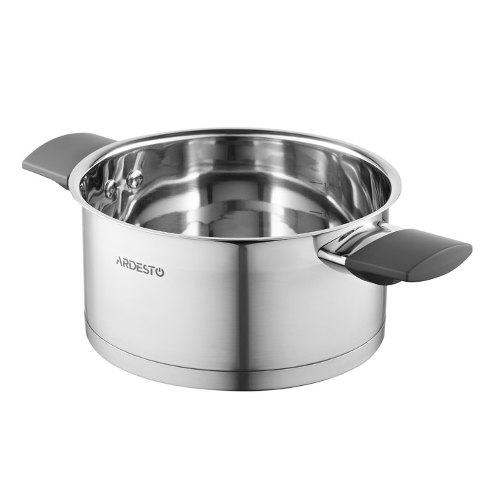 ARDESTO Каструля Gemini, скляна кришка, 2.1 л, нержавіюча сталь