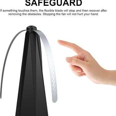 Вентилятори відлякувач комах 2 шт чорний REGAPOG