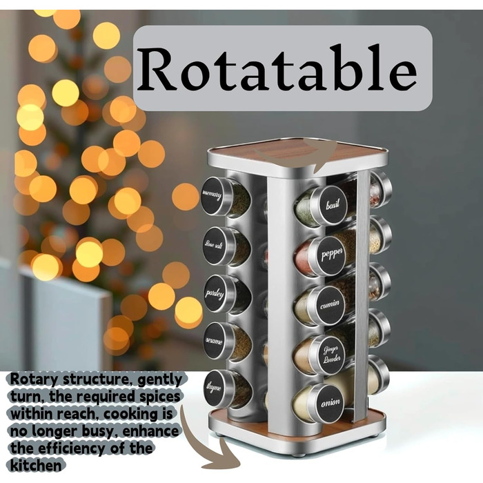 Стійка для спецій на 20 баночек Moreau