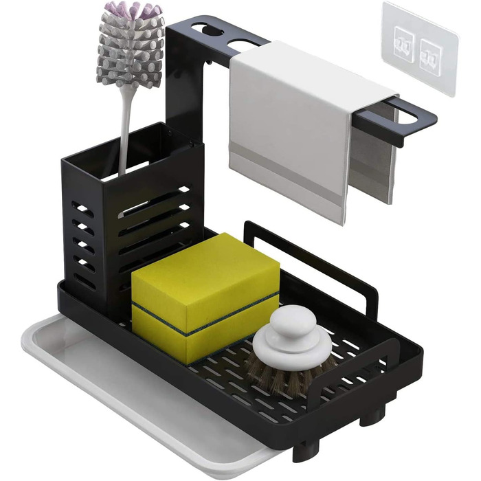 Кухонний органайзер 22,5 см, чорний YunNasi