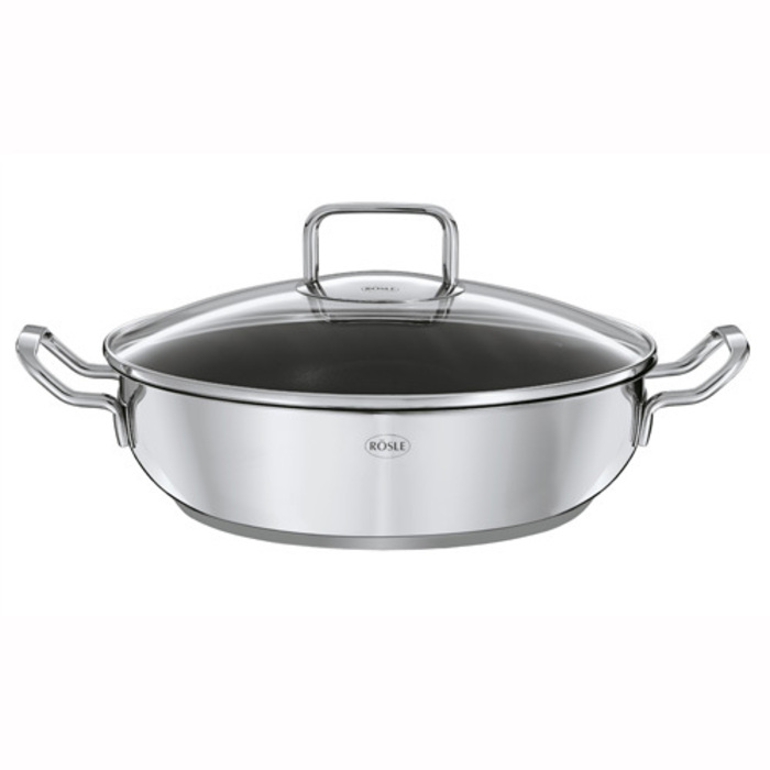 Сковорода сервірувальна зі скляною кришкою 28 см Rosle