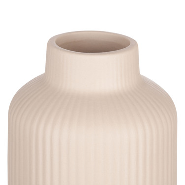 ARDESTO Ваза Савона, 8x15см, фарфор, бежевый