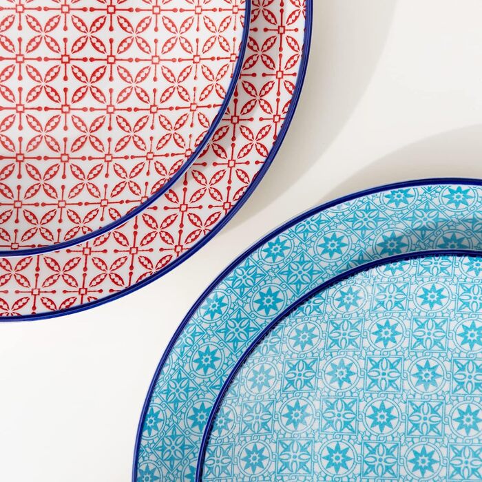 Фарфоровый набор посуды 32 предмета, разноцветный vancasso