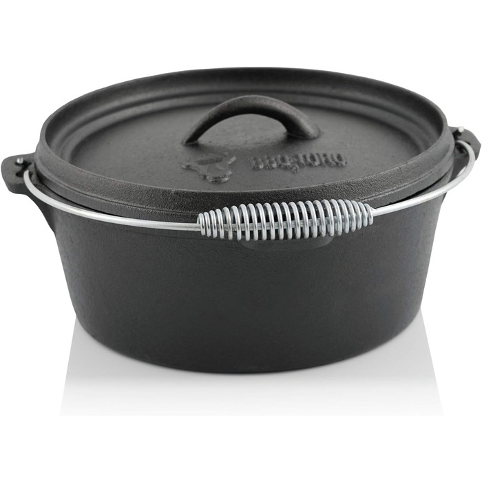 Набір для голландської печі 8 предметів у дерев'яній коробці BBQ-Toro