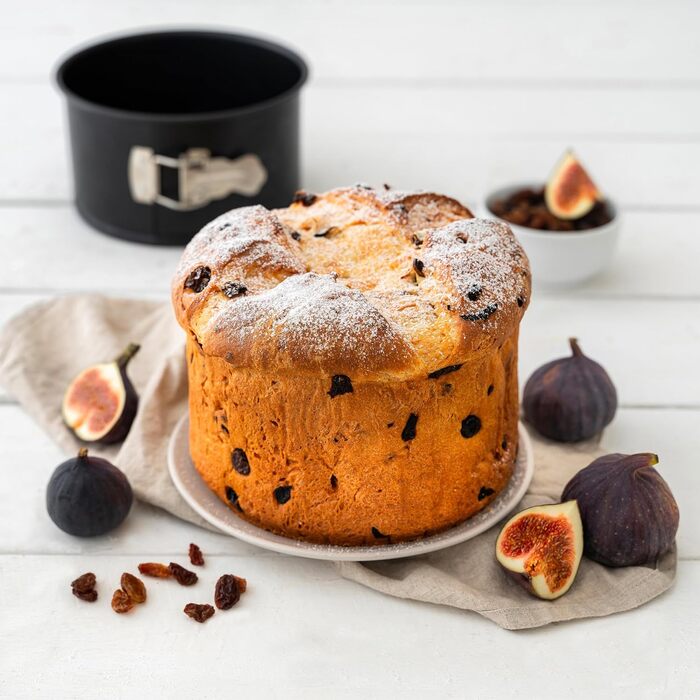 Форма для випічки Zenker 7520 Panettone, пружинна форма з антипригарним покриттям, сковорода чорного кольору для невеликих тортів (форма для торта прибл. Ø185x100 мм), кількість