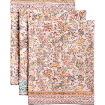 Набір з 3 багатоцільових кухонних рушників Maison d&39 Hermine Сільське Різдво зі 100 бавовни Барні рушники День подяки/Різдво (50 см x 70 см) (14 - Nila)