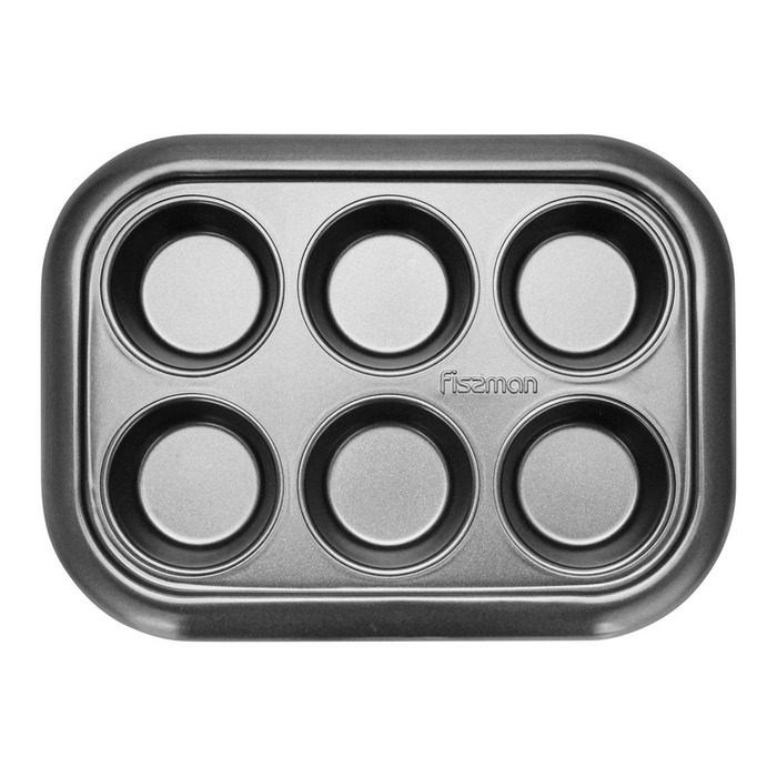 Форма для випічки Fissman 6-ти кексів 29,4x21x3,5 см (5649)