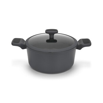 Каструля зі скляною кришкою 24 см 4,7 л TITANIUM PRO Fissman