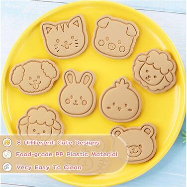 Набір формочок для печива WishesMar Різдвяний пряниковий будиночок, 18 шт. , формочки для печива у формі 3D мультфільмів для зими, свят - форми для печива з нержавіючої сталі для випічки, самостійного виготовлення, святкового декору (формочки для печива G