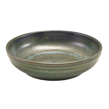 Миска глубокая круглая 23*h 6 см, 1300 мл, зеленая, Terra Porcelain Aqua Green, GenWare