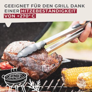 Щипці кухонні багатоцільові 35 см Fackelmann