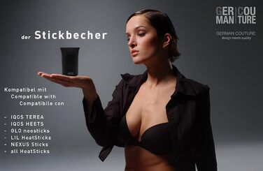 Попільничка для тютюнових стіків чорний-сірий GC