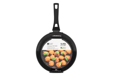ARDESTO Черная сковорода Mars Orion, 28см, Алюминий, Черный