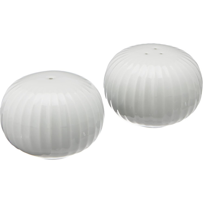 Солонка и перечница, набор 2 предмета, белые Hammershøi Kähler